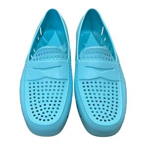 Floaters Men's Perforated Molded Slip On Boat Shoes Water Shoes  Size 12